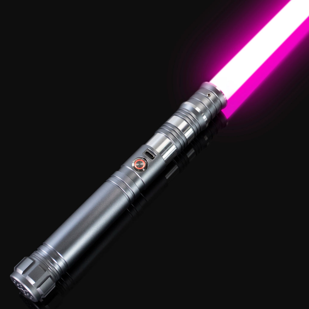 DamienSaber Xeno3.0 Pixel Lightsaber Sensitive Smooth Swing Light Saber Force Heavy Dueling Blade Metal Hilt with 34 Sound Fonts
