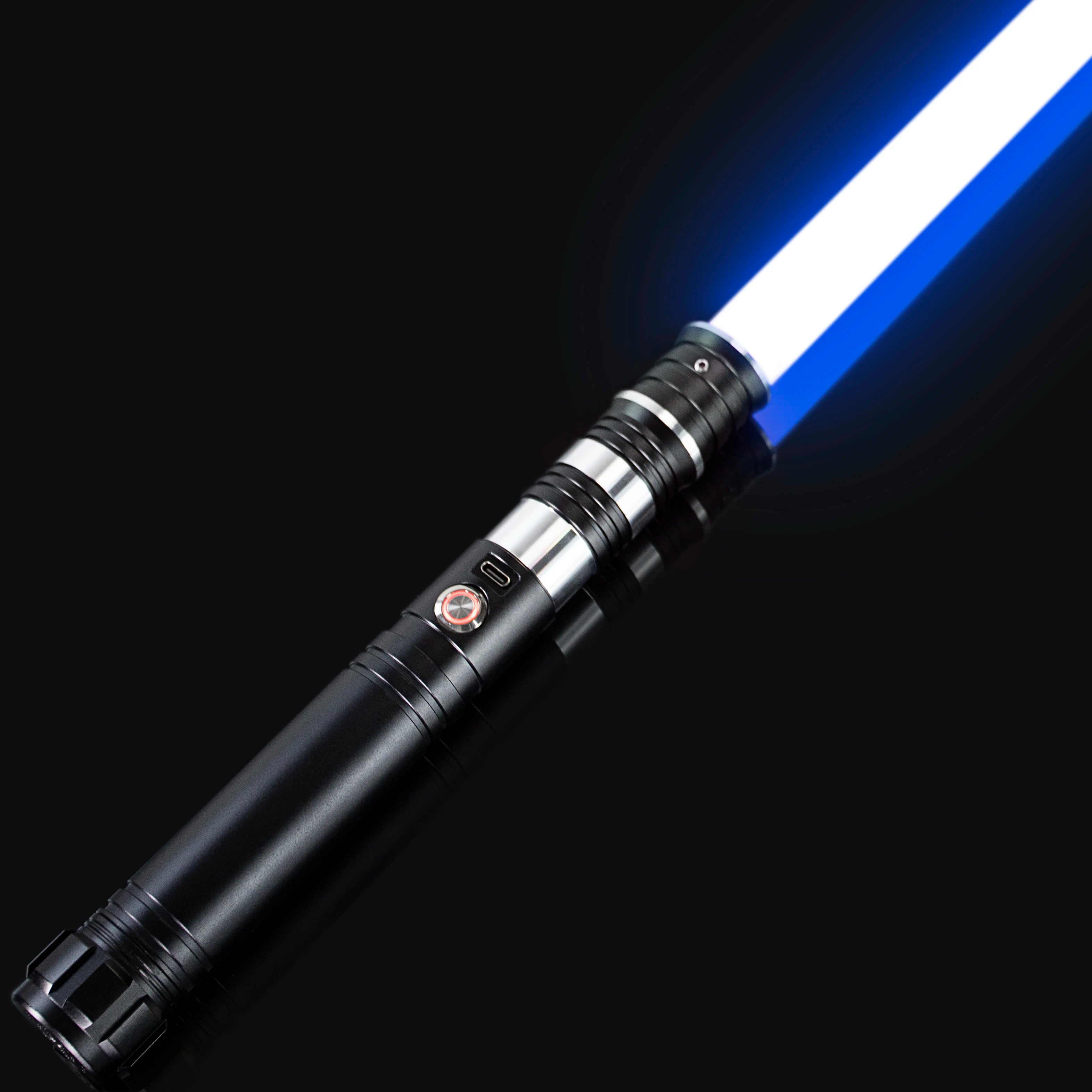 DamienSaber Xeno3.0 Pixel Lightsaber Sensitive Smooth Swing Light Saber Force Heavy Dueling Blade Metal Hilt with 34 Sound Fonts