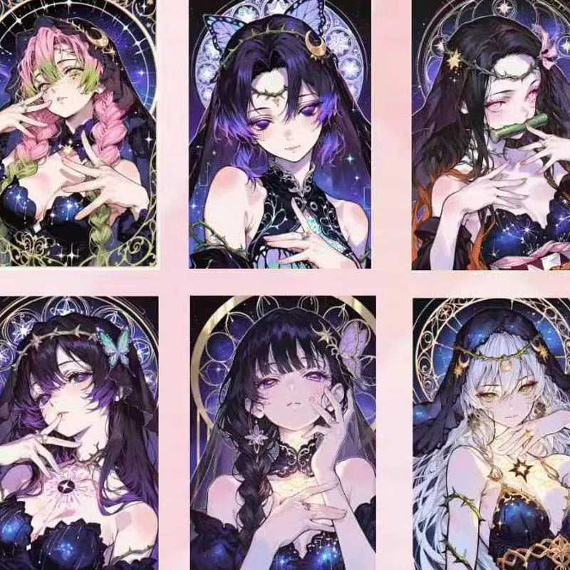 Demon Slayer Card Collection Premium Acrylic Color Paper Wave 1 10*15cm Various Process Wholesale Naisu Wenchuang Party Games
