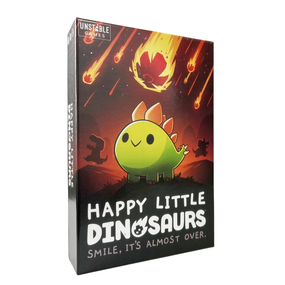 Happy Little Dinosaurs English Chess and Card Strategy Hazards Party Playing Board Evolution Game Cards
