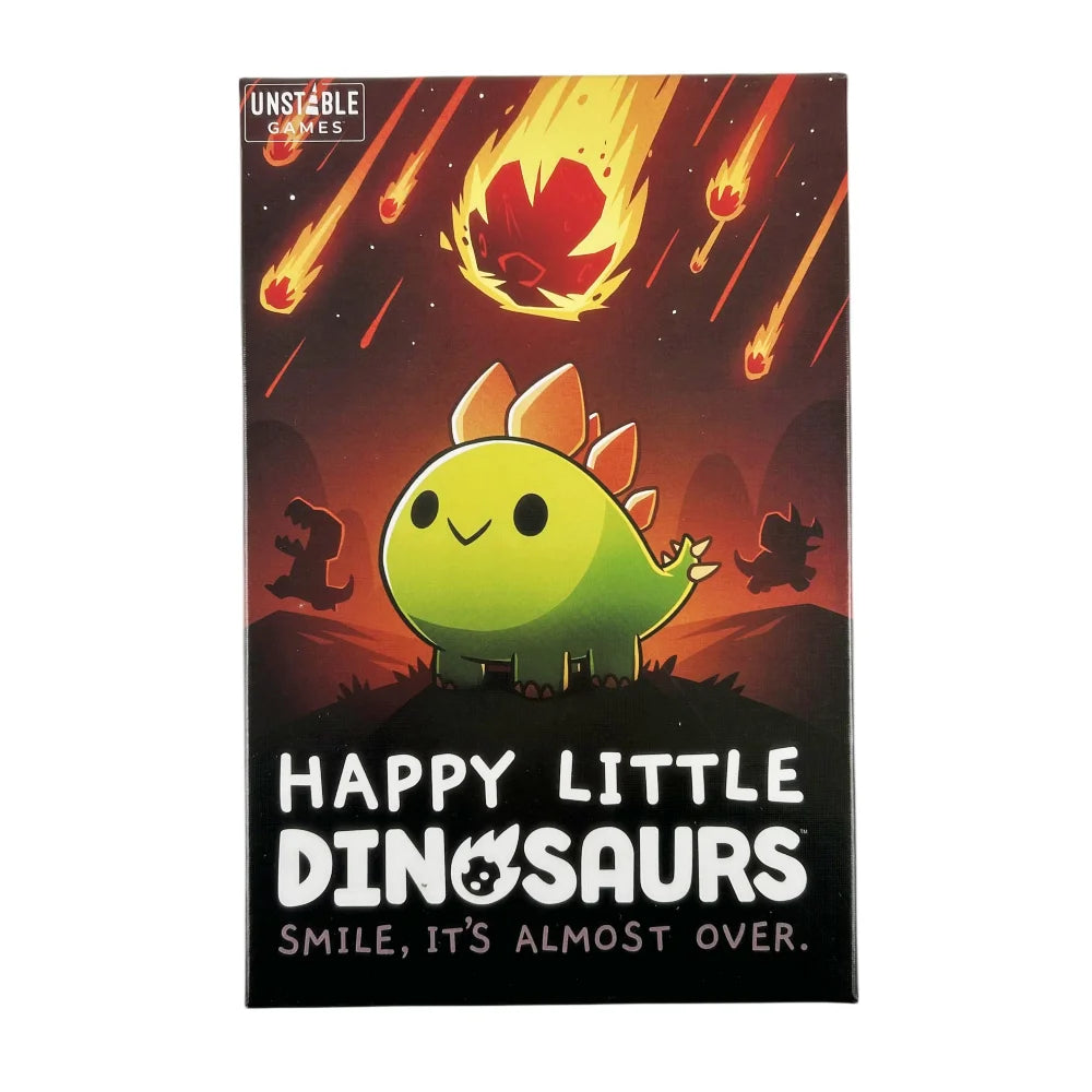 Happy Little Dinosaurs English Chess and Card Strategy Hazards Party Playing Board Evolution Game Cards