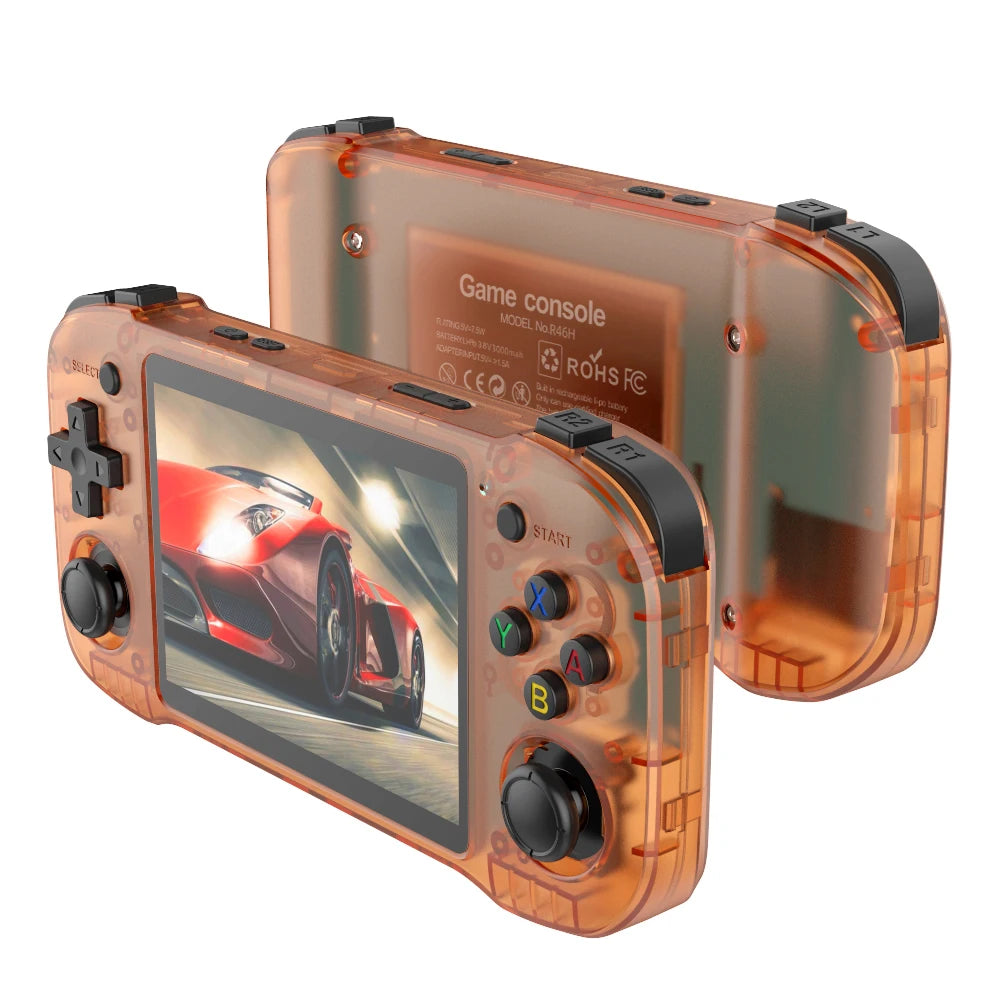 100% Original Linux R46H Retro Handheld Game Console 4.2 IPS 20000+ Games Portable Pocket Player 64G/128G Kids Gifts 2025 NEW
