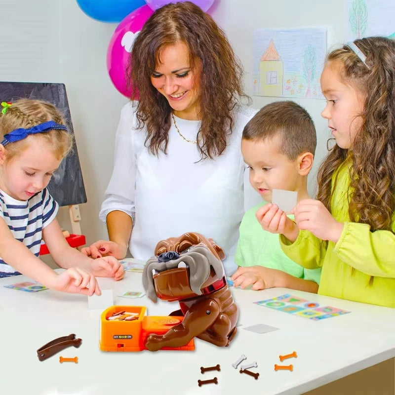 Funny Parent Child Games Beware of The Dog Don't Wake The Dog Toys Dog Board Games for Kids Tricky Toy Bad Dog Gnaw Bones Toy