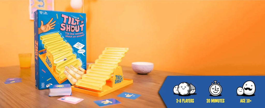 New Shake Stilt Board Chessboard Battle Challenge TILT N SHOUT Desktop Puzzle Game Family Gathering Game Toy