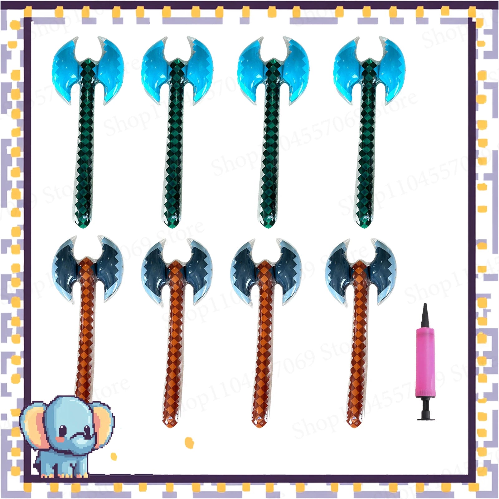 12-72Pcs Inflatable Sword Toy Inflatable Weapons for Theme Party Birthday Halloween Kids Themed Party Gifts Sword Party Favors