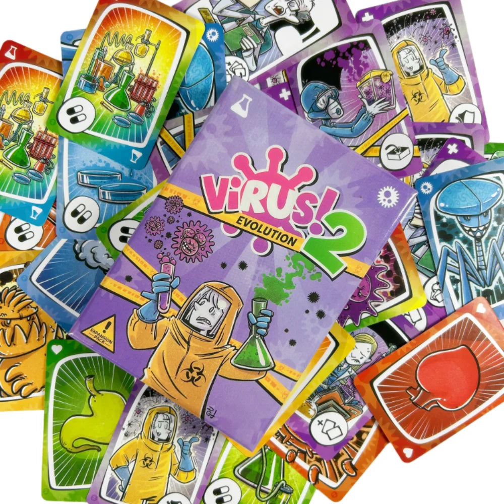Virus Card Game The Virus 1 2 3 4 Card Correct Version Party Board Game Deck Halloween Edition For Fun Family Games