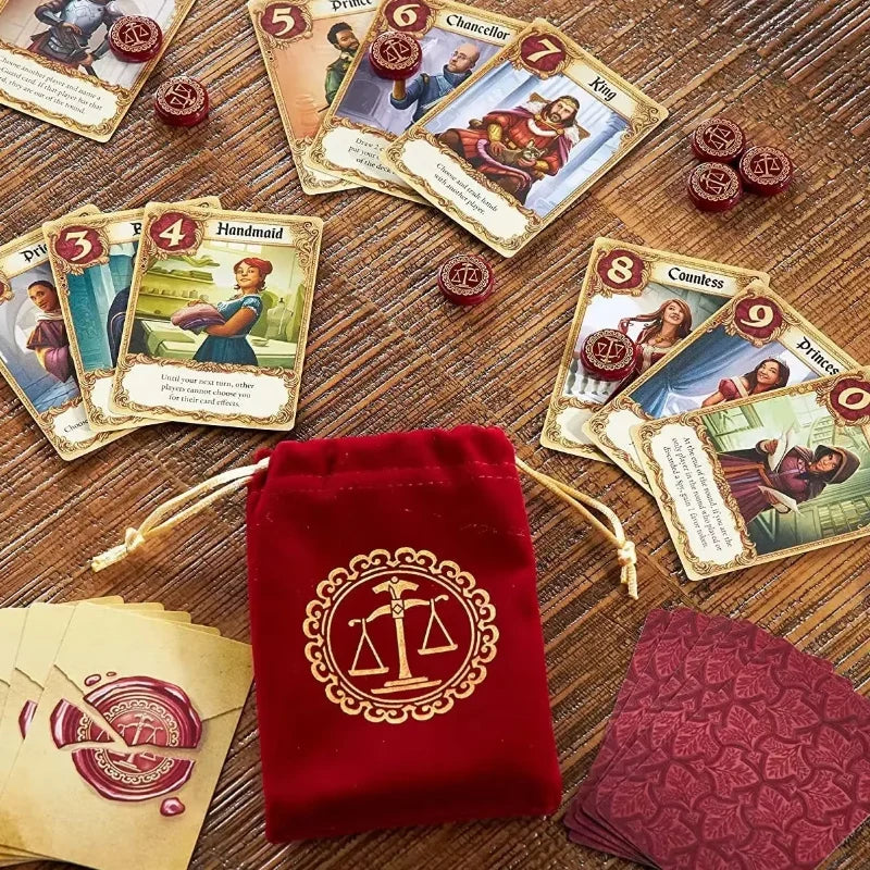 Z-Man Love Letter Card Game | Ages 10+ | 2 - 6 Players | 20+ Minutes Playing Time Family Gathering Couple Strategy English Game