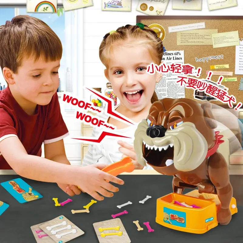Funny Parent Child Games Beware of The Dog Don't Wake The Dog Toys Dog Board Games for Kids Tricky Toy Bad Dog Gnaw Bones Toy