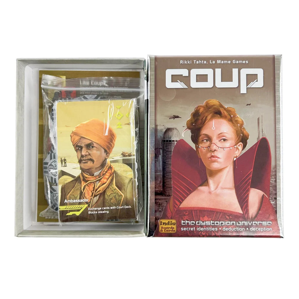 Indie Boards and Cards | Coup | Card Game Coup Reformation 2nd Edition Expansion Card Game