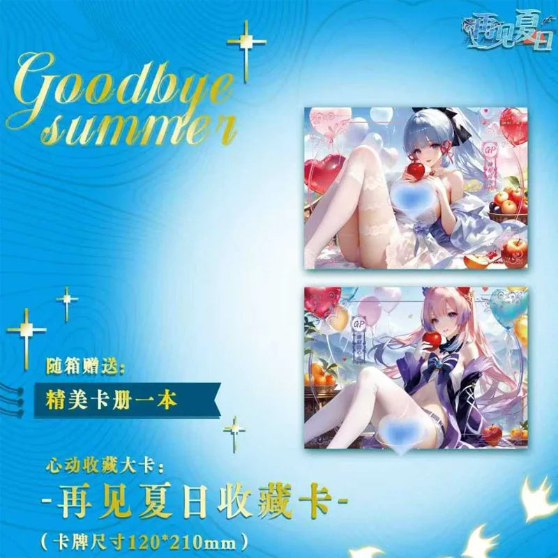 Goddess Story Summer Theme A5 Waifu Cards Goodbye Series Wave 1 Premium Collectors Art Set