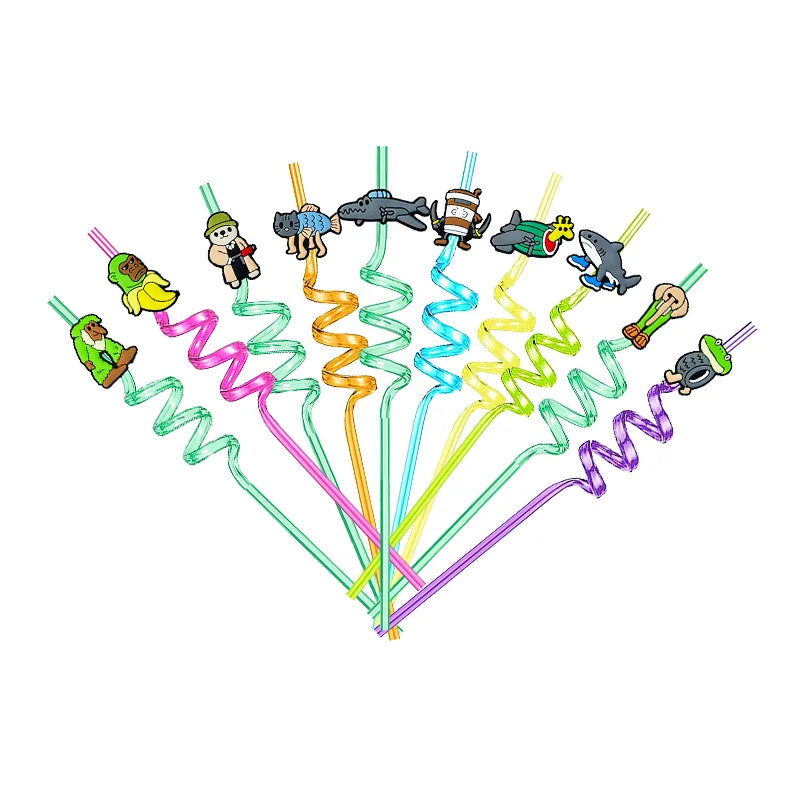 Tung Tung Sahur Party Favor Neon Stickers Cake Topper Glasses Gift Bag Balloons Keychain Squishy Fidget Theme Party Favors