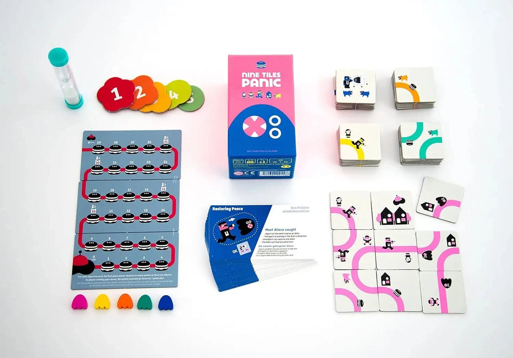 Strategy Board Game | Nine Tiles Panic | Durian | Maskemen| Dropolter | Whale To Look |Rafter Five|Scout Card • Best Family Game