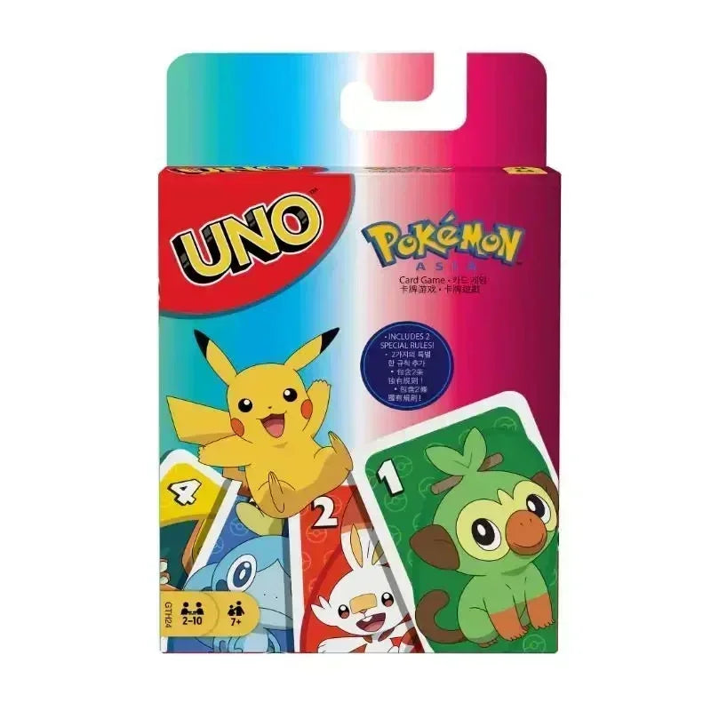 10styles UNO Minecraft Solitaire Multiplayer Entertainment Card Game Super Fun Parent-Child Interaction Puzzle Poker