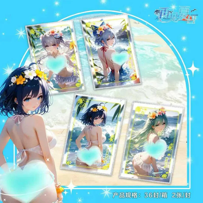 Goddess Story Summer Theme A5 Waifu Cards Goodbye Series Wave 1 Premium Collectors Art Set