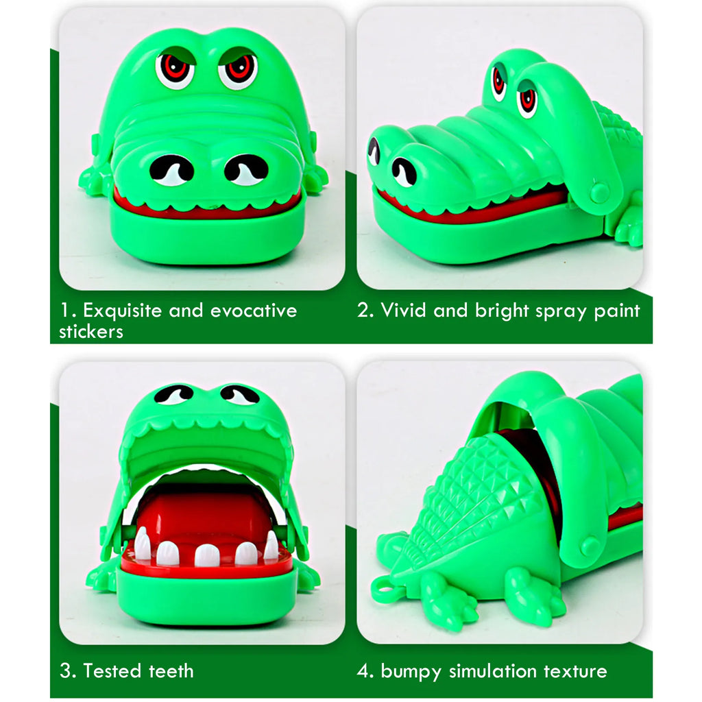 Crocodile Teeth Toys Alligator Family Party Toy Interactive Mini Biting Finger Game Non‑Toxic for Family Games