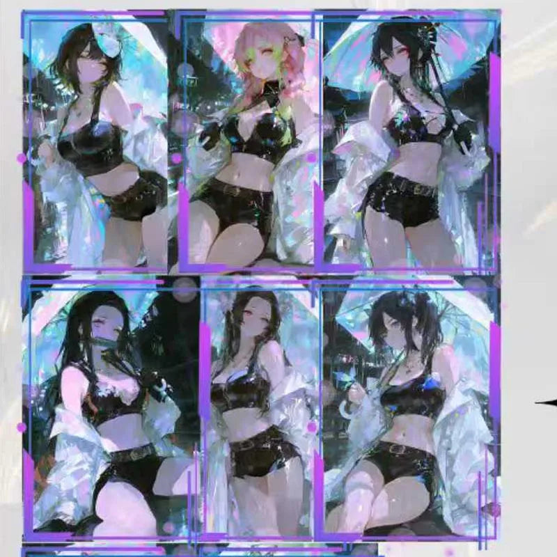 Demon Slayer Wholesales Goddess Cards Booster Box Collection Qinglan Creative Acrylic Art Board Anime Waifu Display Set