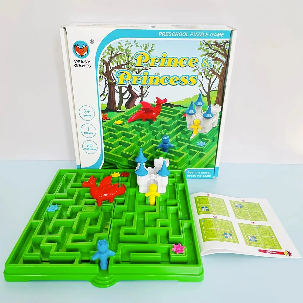 Little Red Riding Hood Smart Hide&Seek Board Games With Solution Skill-Building Puzzle Logic Game Training Toy for Children