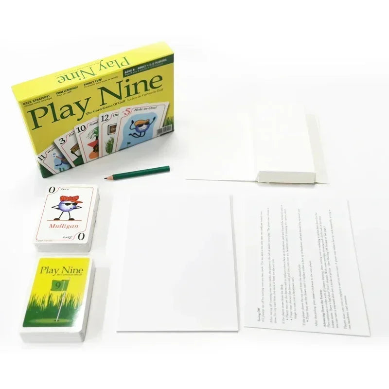 Play Nine Exciting Card Game Perfect for Family Fun and Couples Game Night