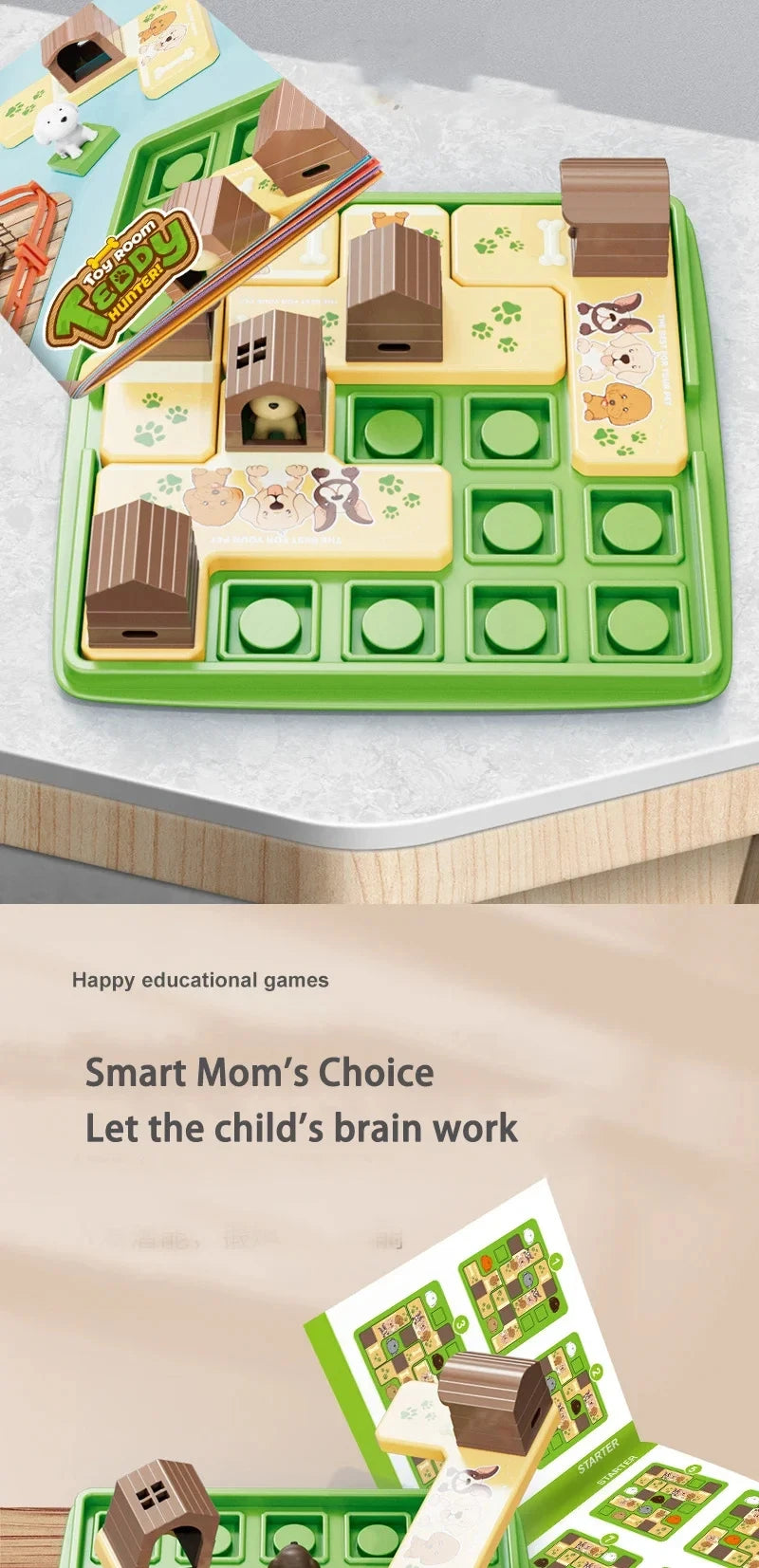Funny Parent Child Games Beware of The Dog Don't Wake The Dog Toys Dog Board Games for Kids Tricky Toy Bad Dog Gnaw Bones Toy