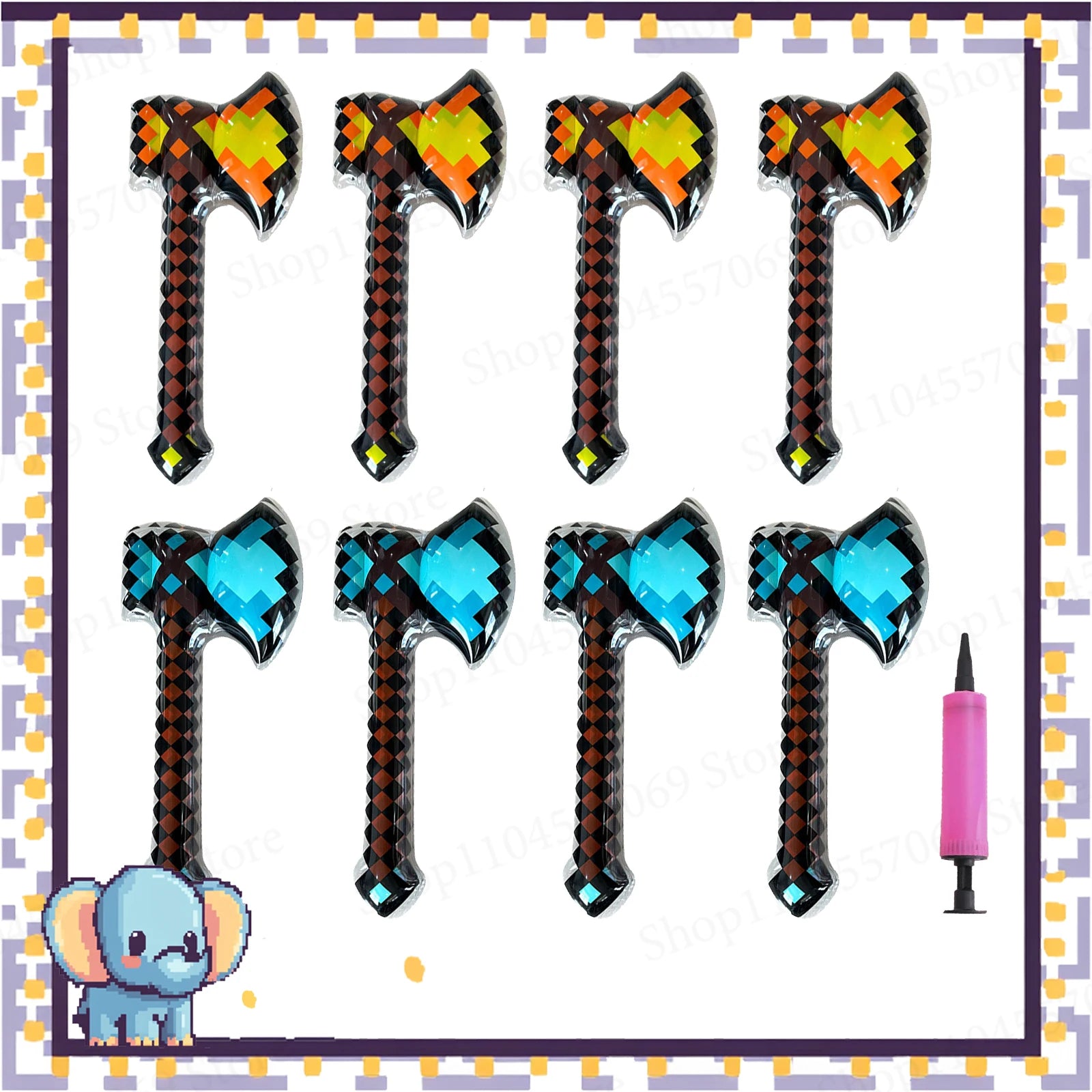 12-72Pcs Inflatable Sword Toy Inflatable Weapons for Theme Party Birthday Halloween Kids Themed Party Gifts Sword Party Favors