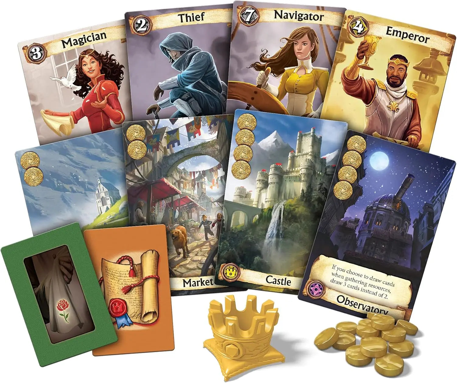 Citadels Revised Edition , Board Game- Master Builder Showdown!  , Ages 10+ , 2-8 Players , 30-60 Minutes Playing Time