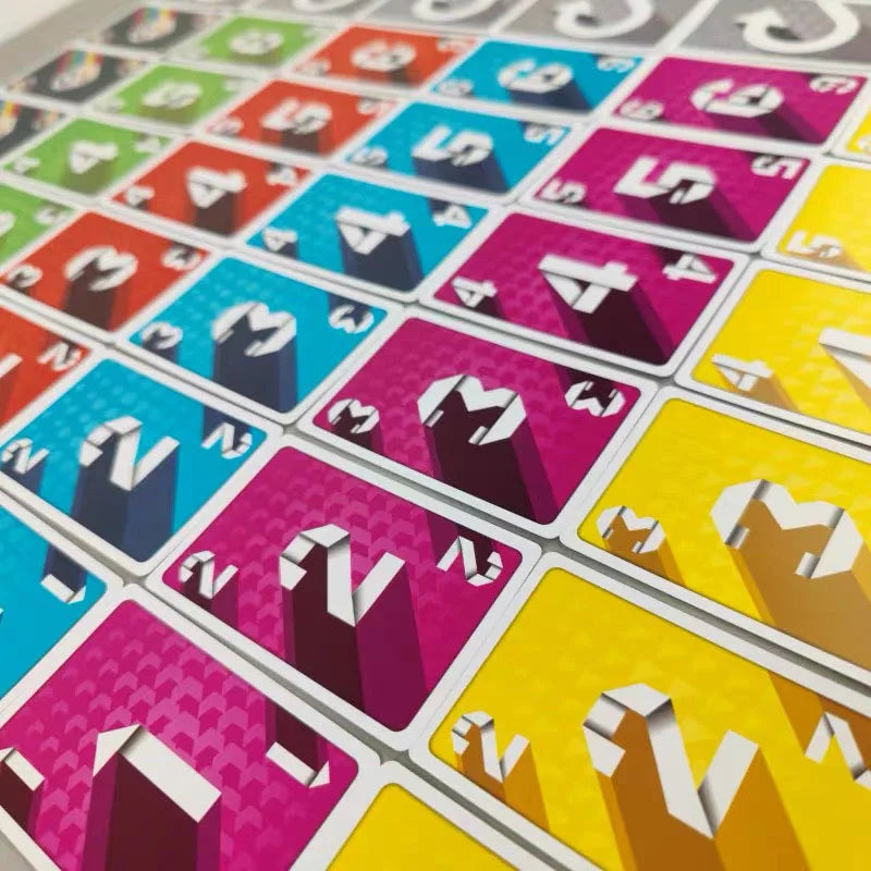 Push Card Game Adults and Teens Strategy Board Game- Family Game for Kids and Adults Age 8 Years Up - 2 to 6 Players