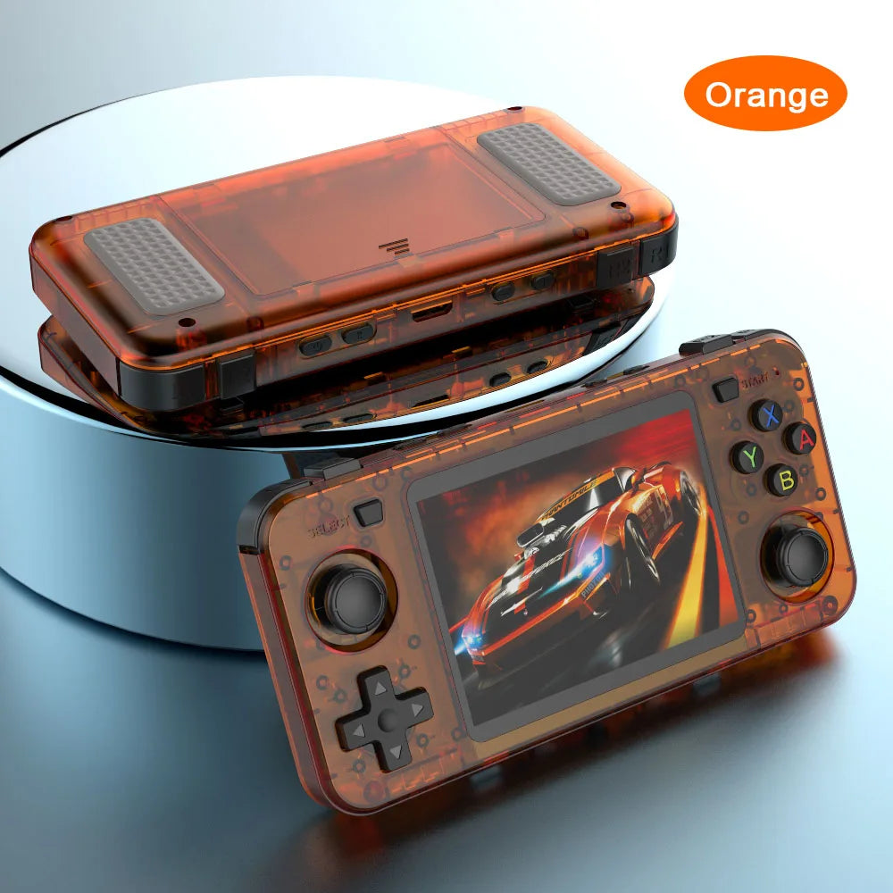 R36H Retro Handheld Console 3.5 inch IPS Screen Open-Source Linux System Portable Classic Game Consoles 64G Video Player Game