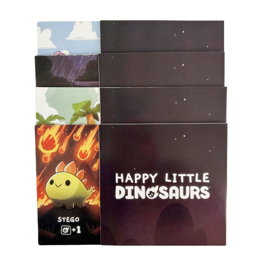 Happy Little Dinosaurs English Chess and Card Strategy Hazards Party Playing Board Evolution Game Cards
