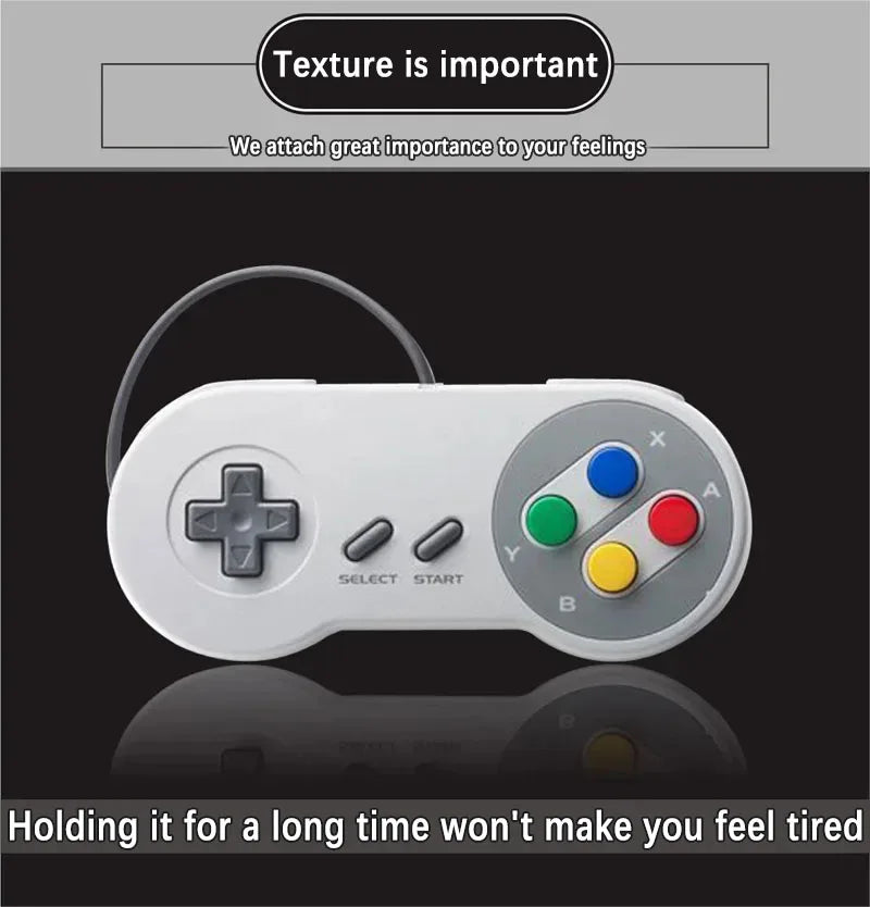 Mini Retro Video Game Console For SNES Home Game Player AV Output Built in SFC620 Game with wired Gamepad For Children