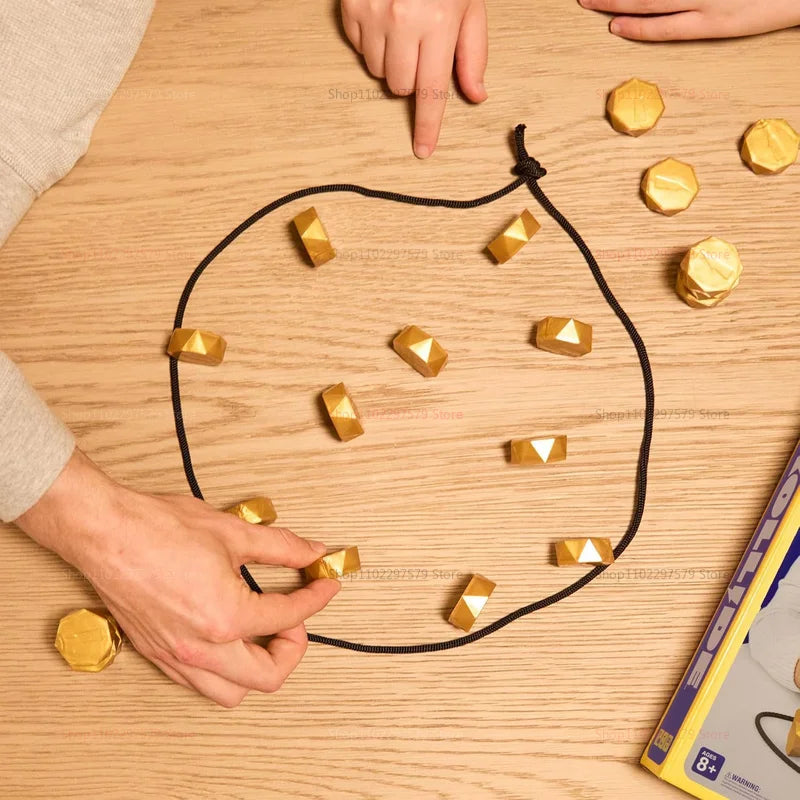 Upgraded Magnetic Stones Game Interactive Magnet Board Strategy Game for Family Kids Adults Portable  Magnetic Stones Play Set