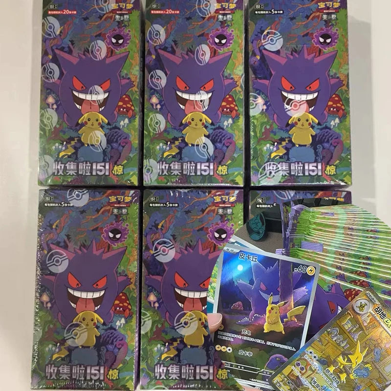 Must-have for popula New product: Pokemon Trading Card Game, Scarlet & Violet Series 151 Vol.3, collection, Gengar, Pikachu gift