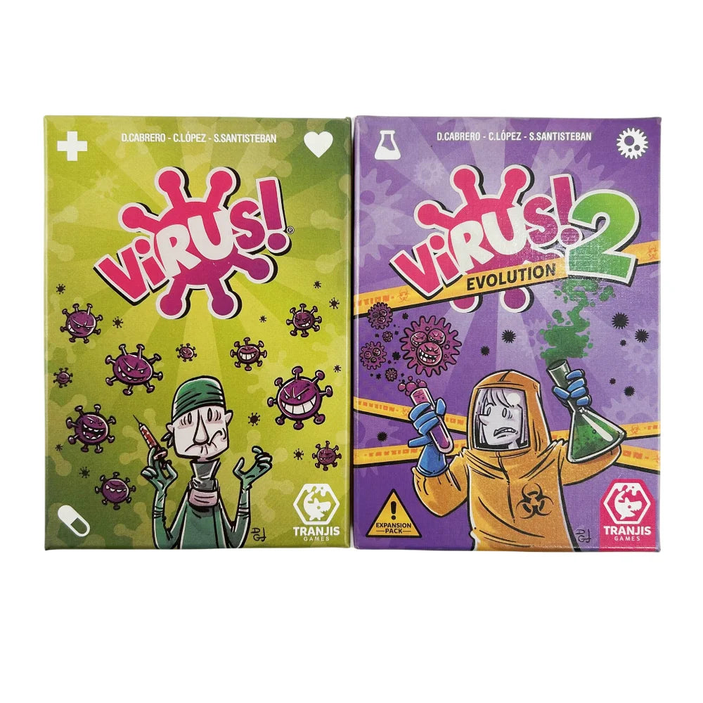 Virus Card Game The Contagiously Virus 2 Card Correct Version Party Game For Fun Family Games