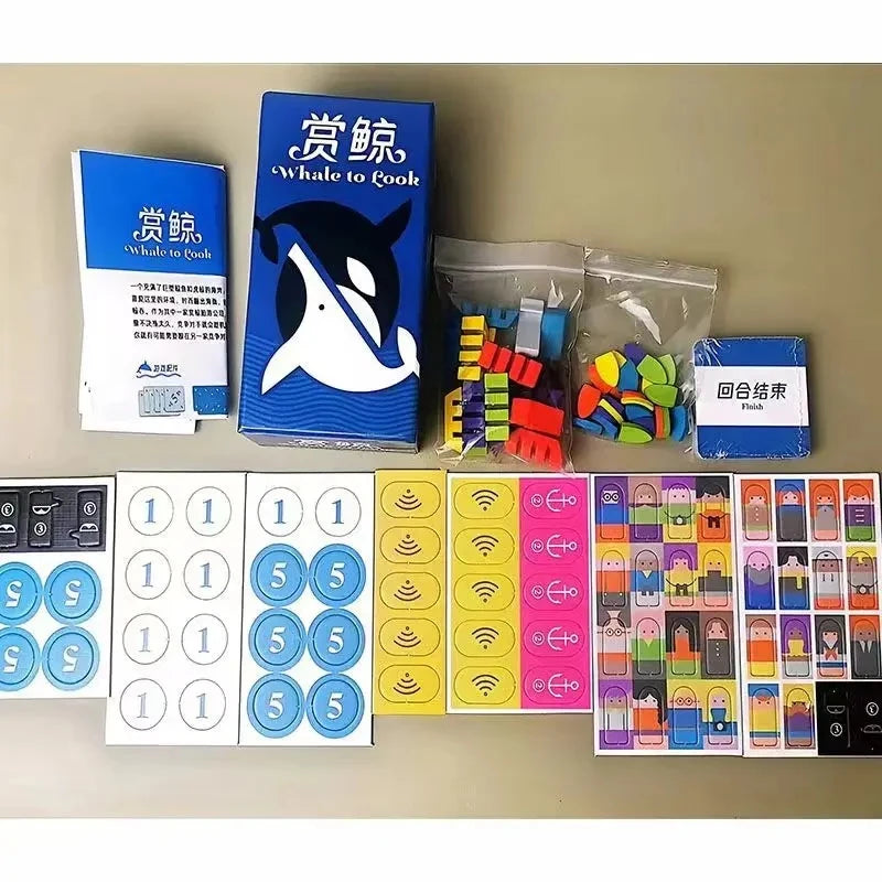 Strategy Board Game | Nine Tiles Panic | Durian | Maskemen| Dropolter | Whale To Look |Rafter Five|Scout Card • Best Family Game