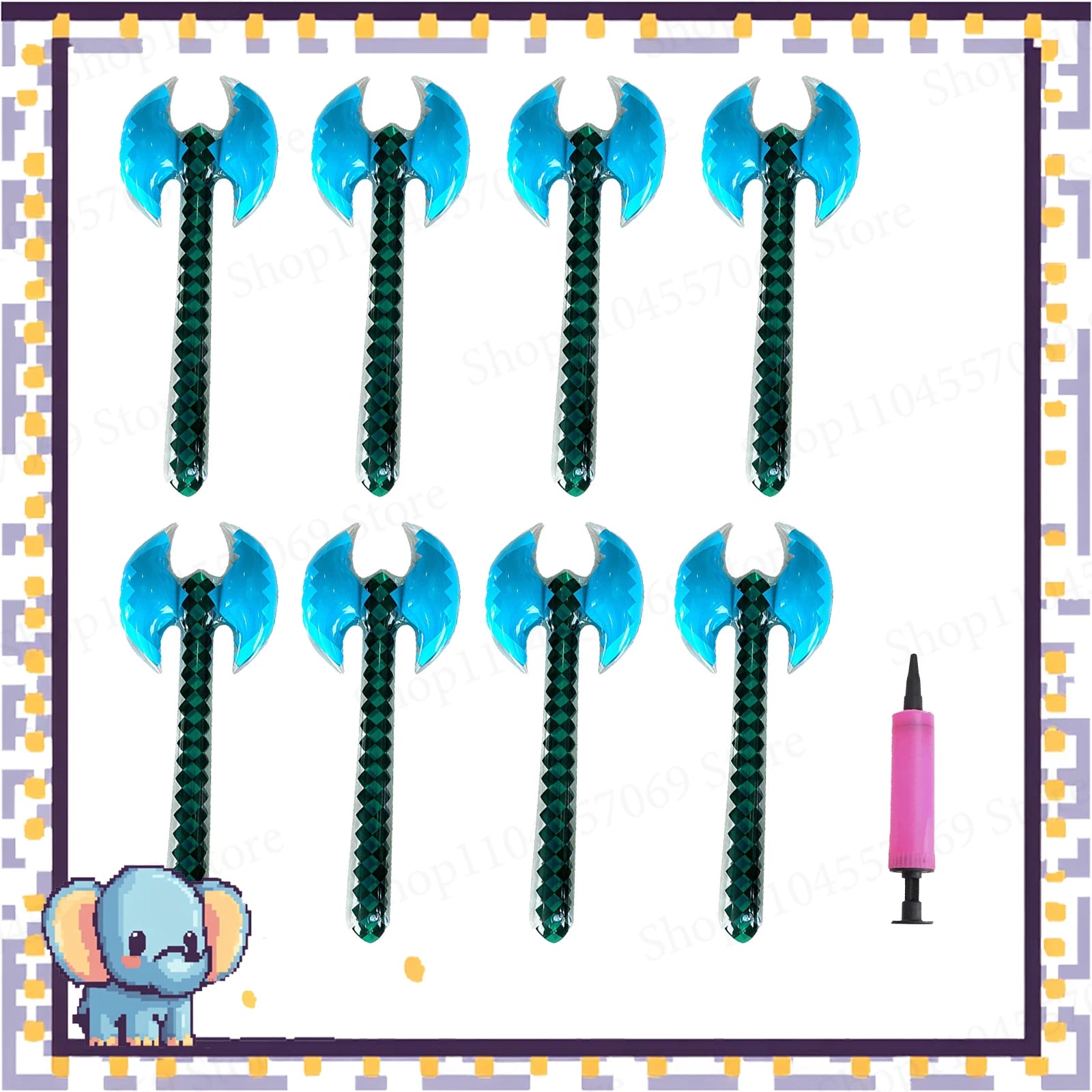 12-72Pcs Inflatable Sword Toy Inflatable Weapons for Theme Party Birthday Halloween Kids Themed Party Gifts Sword Party Favors