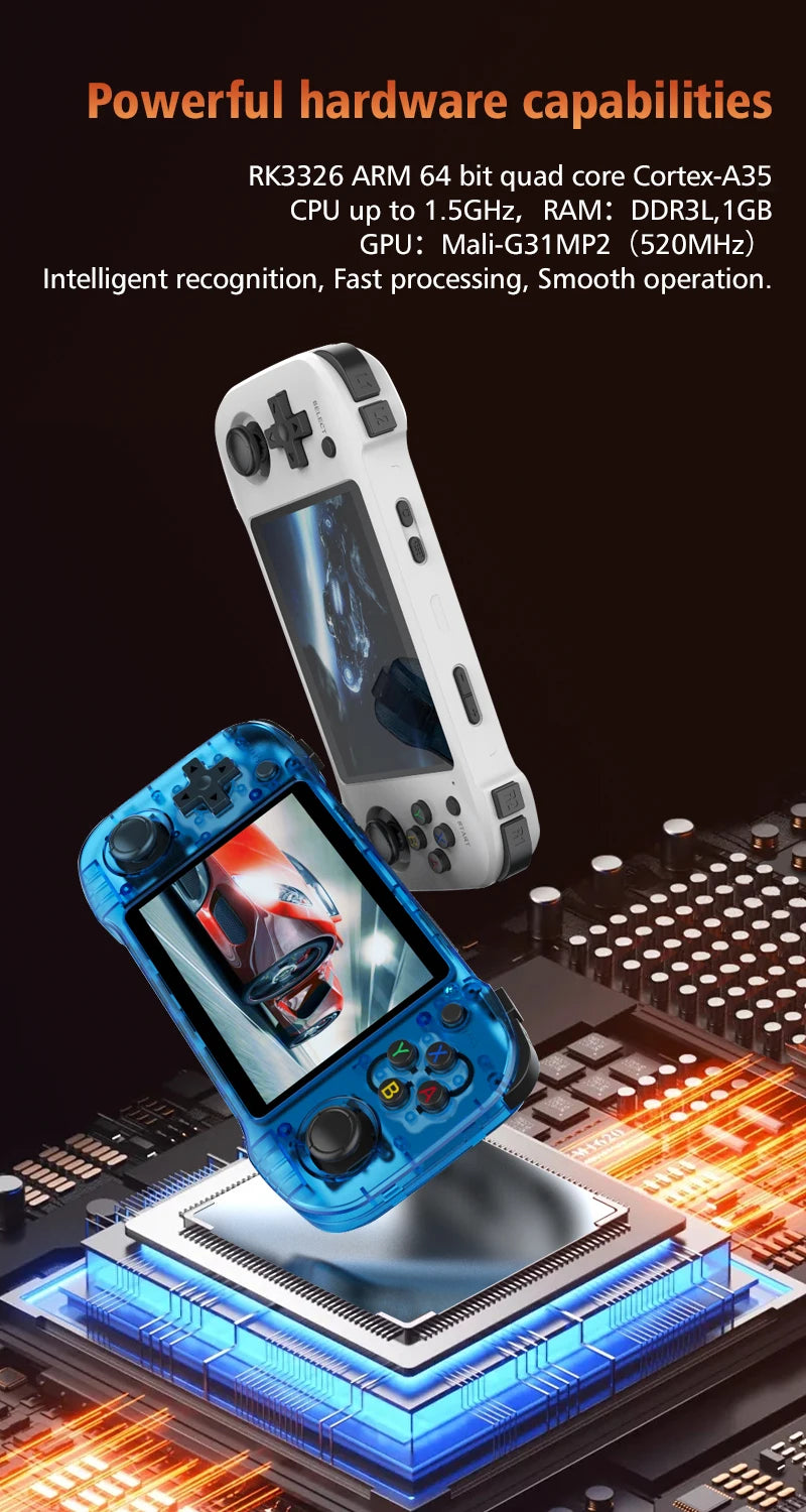 100% Original Linux R46H Retro Handheld Game Console 4.2 IPS 20000+ Games Portable Pocket Player 64G/128G Kids Gifts 2025 NEW