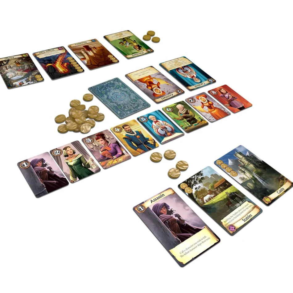 Citadels Revised Edition , Board Game- Master Builder Showdown!  , Ages 10+ , 2-8 Players , 30-60 Minutes Playing Time
