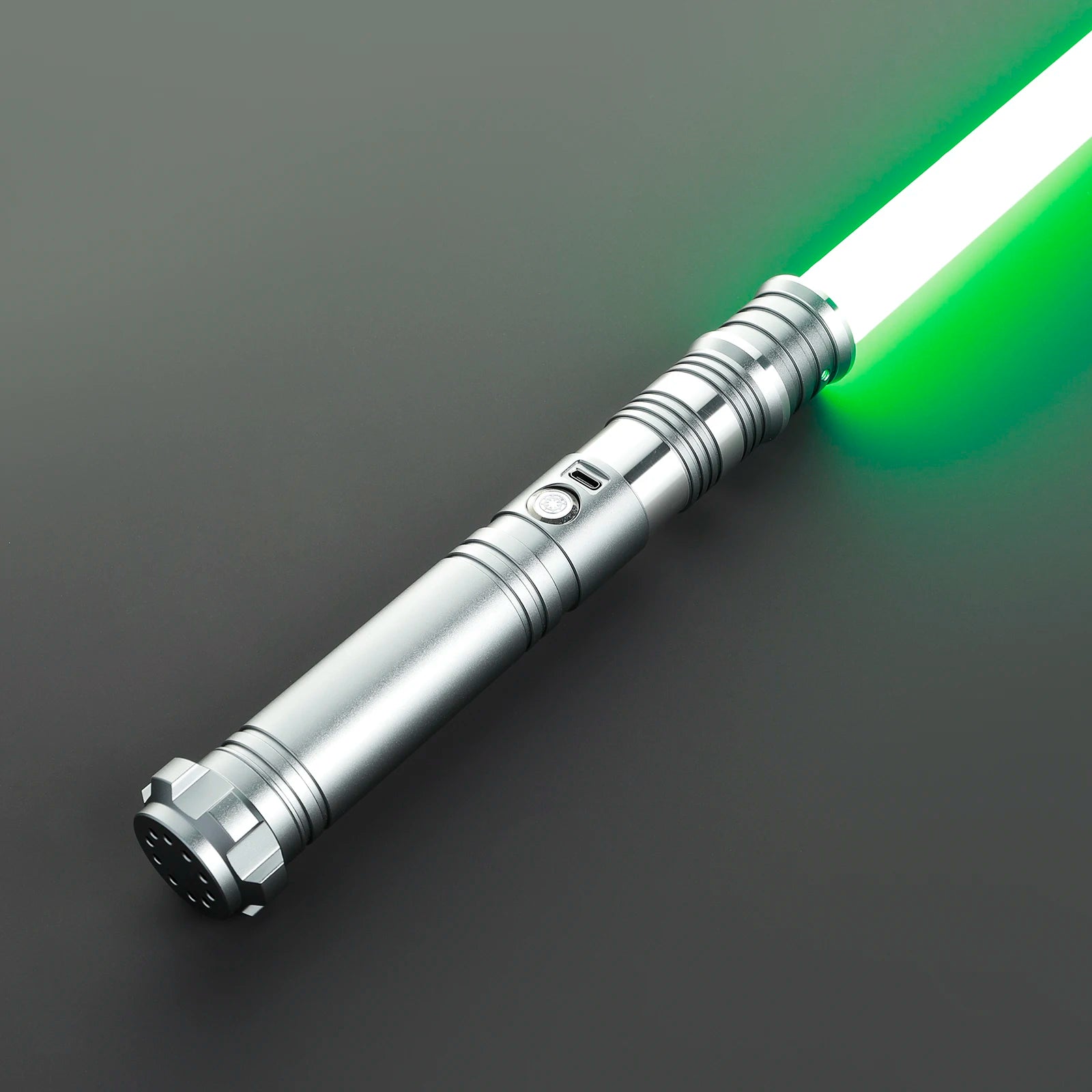 DamienSaber Xeno3.0 Pixel Lightsaber Sensitive Smooth Swing Light Saber Force Heavy Dueling Blade Metal Hilt with 34 Sound Fonts