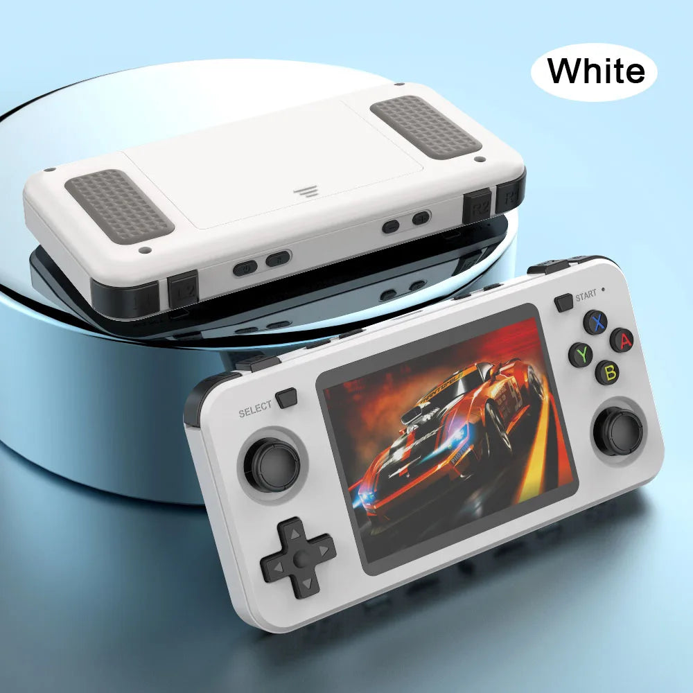 R36H Retro Handheld Console 3.5 inch IPS Screen Open-Source Linux System Portable Classic Game Consoles 64G Video Player Game
