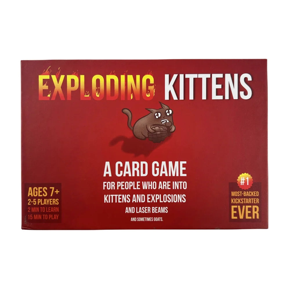 Happy Little Dinosaurs English Chess and Card Strategy Hazards Party Playing Board Evolution Game Cards