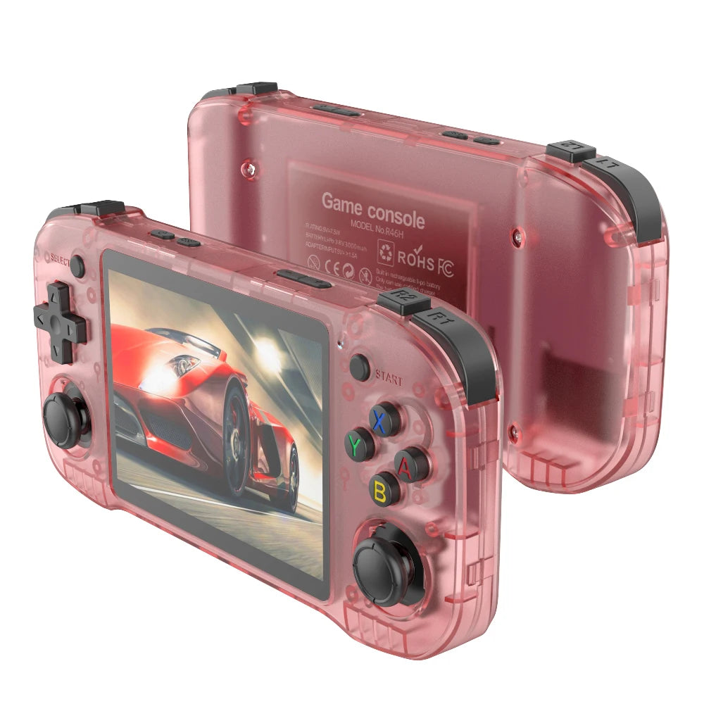 100% Original Linux R46H Retro Handheld Game Console 4.2 IPS 20000+ Games Portable Pocket Player 64G/128G Kids Gifts 2025 NEW