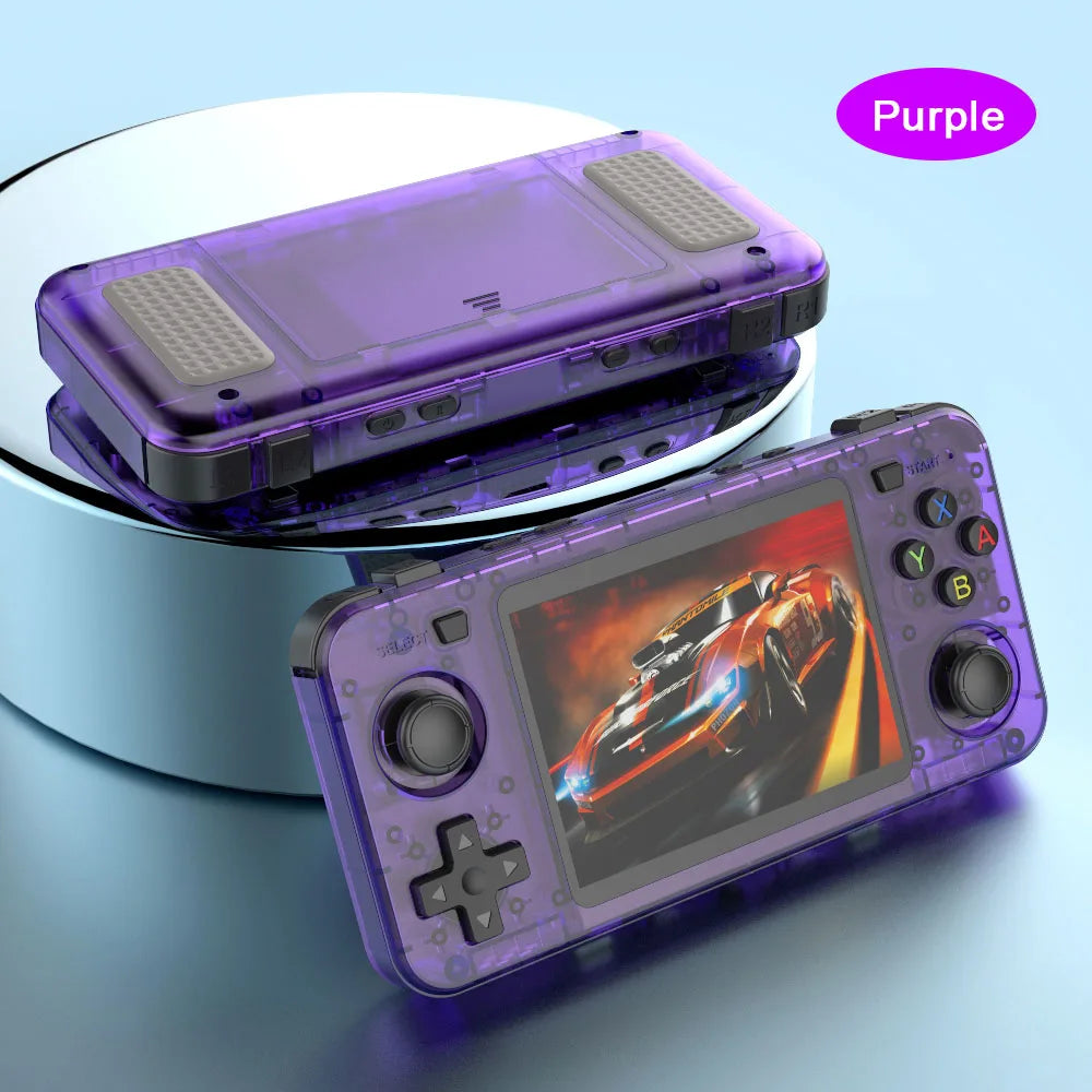 R36H Retro Handheld Console 3.5 inch IPS Screen Open-Source Linux System Portable Classic Game Consoles 64G Video Player Game