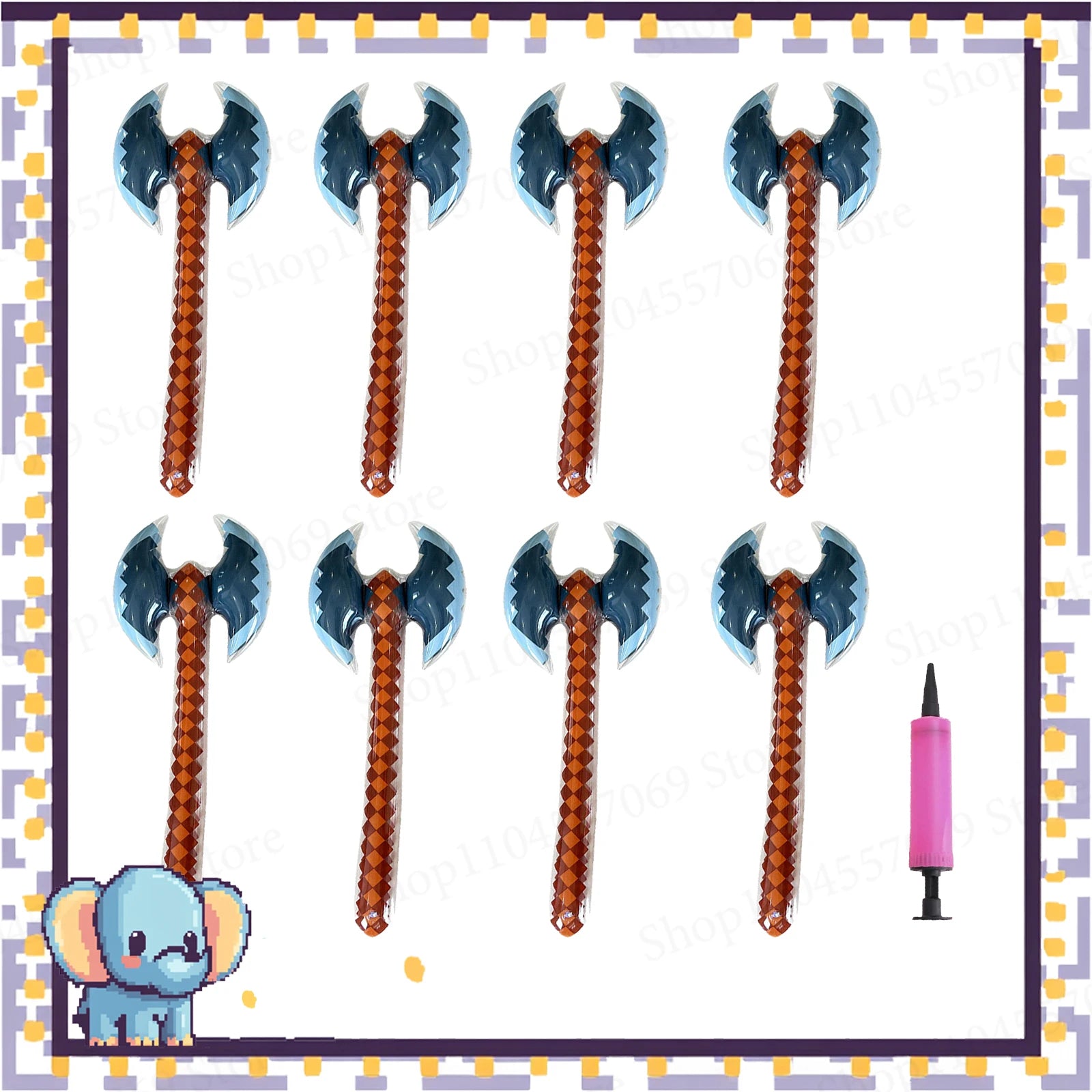12-72Pcs Inflatable Sword Toy Inflatable Weapons for Theme Party Birthday Halloween Kids Themed Party Gifts Sword Party Favors
