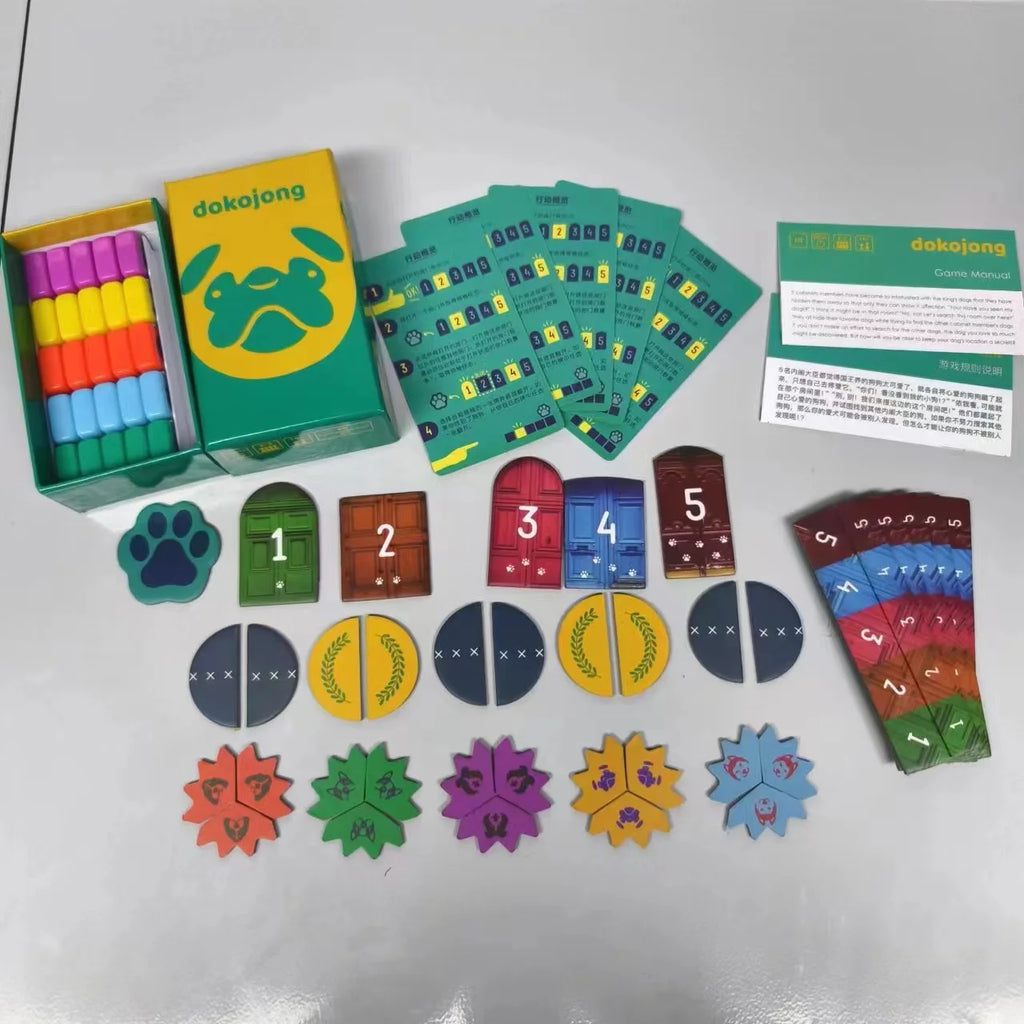 Strategy Board Game | Nine Tiles Panic | Durian | Maskemen| Dropolter | Whale To Look |Rafter Five|Scout Card • Best Family Game