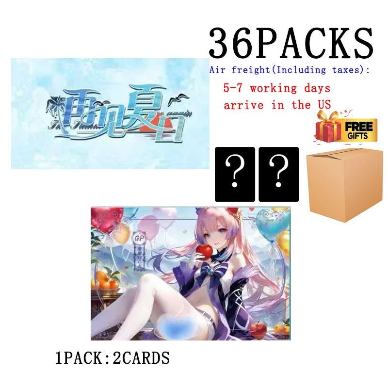 Goddess Story Summer Theme A5 Waifu Cards Goodbye Series Wave 1 Premium Collectors Art Set