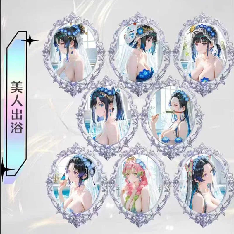 Demon Slayer Wholesales Goddess Cards Booster Box Collection Qinglan Creative Acrylic Art Board Anime Waifu Display Set