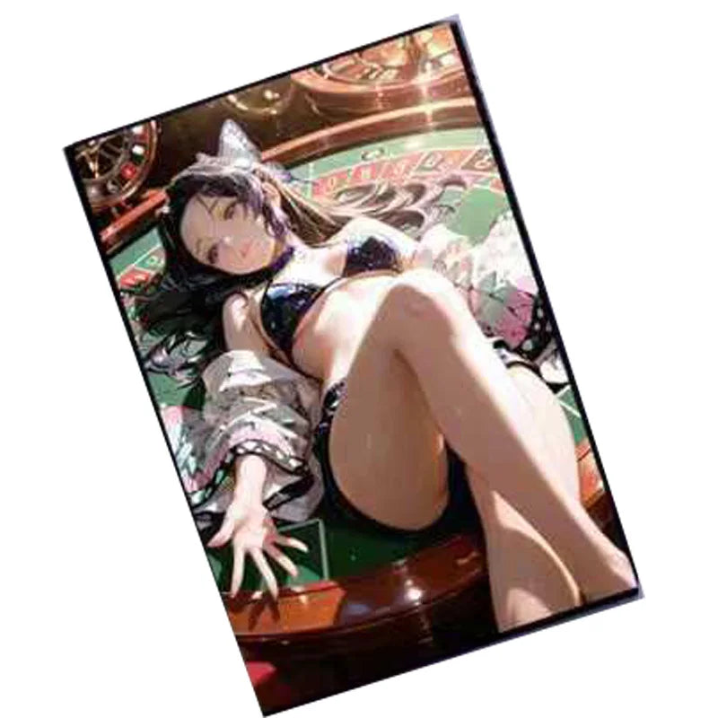 Demon Slayer Booster Box Collection Card Acrylic Colored Paper Wholesale Playing Cards Games Board Party Kids Toys