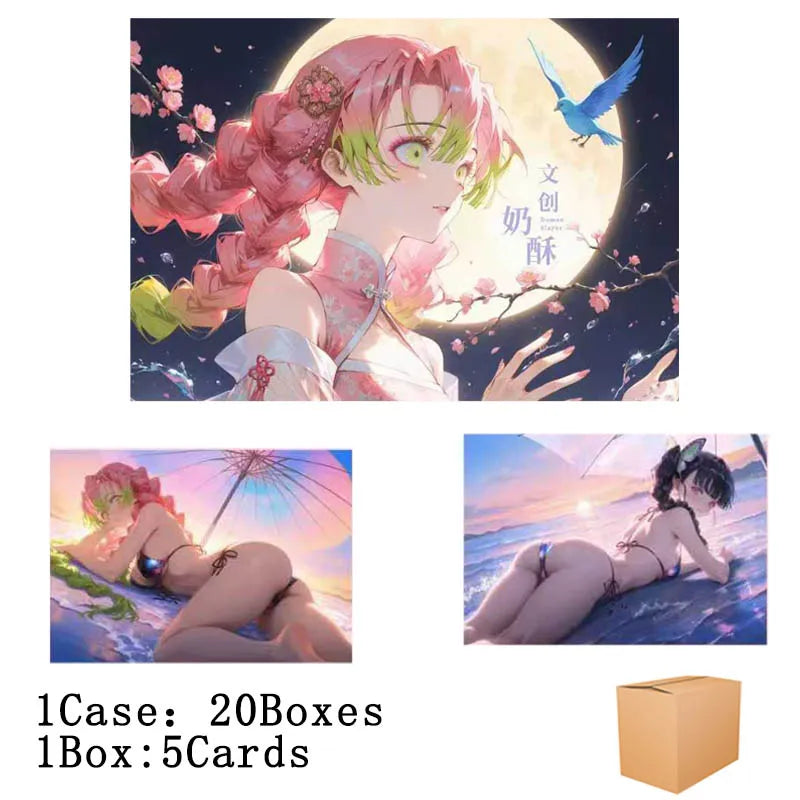 Demon Slayer Card Collection Premium Acrylic Color Paper Wave 1 10*15cm Various Process Wholesale Naisu Wenchuang Party Games
