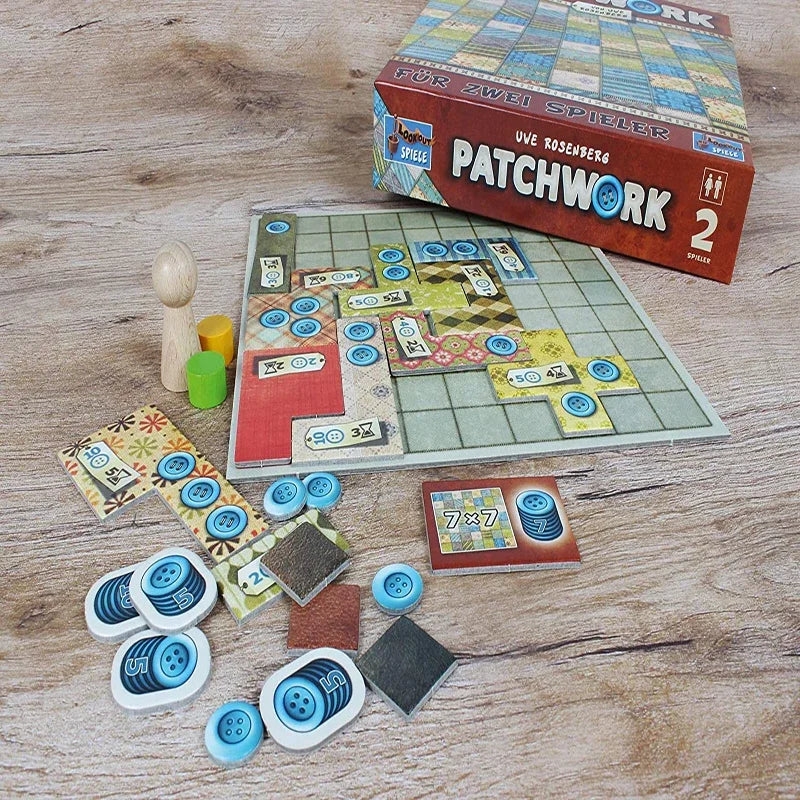 Patchwork Battle Board Game Card Board Game 2 Person Family/party Children Best Gift Battle Indoor Entertainment Fun Game Boxed