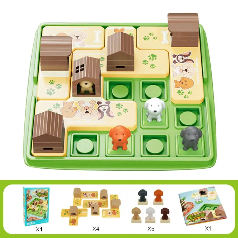 Funny Parent Child Games Beware of The Dog Don't Wake The Dog Toys Dog Board Games for Kids Tricky Toy Bad Dog Gnaw Bones Toy