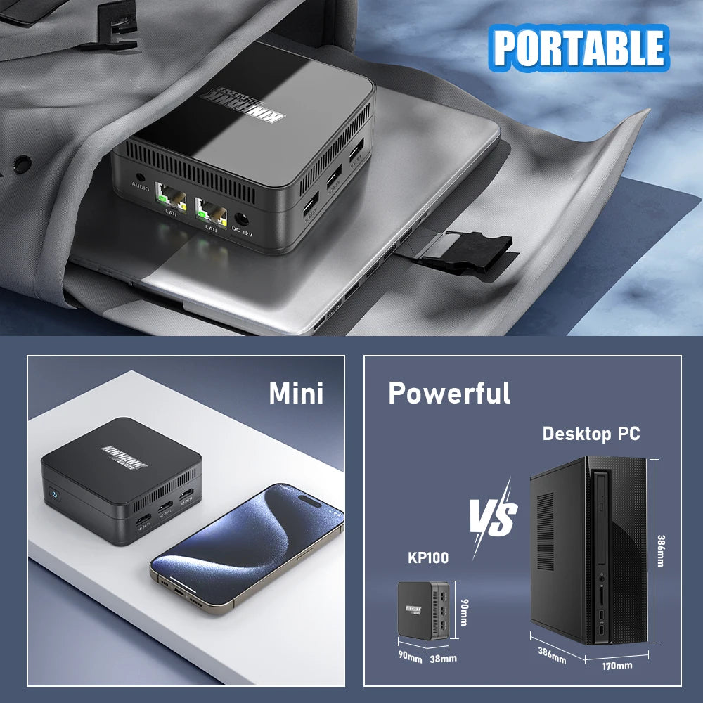 KINHANK Super Console KP100 Video Game Console 16GB DDR5 Batocera 100000+ Games 70+Emulators for SS/WII/GC/MAME/PS3/PS2/Arcade